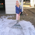 Snow raking