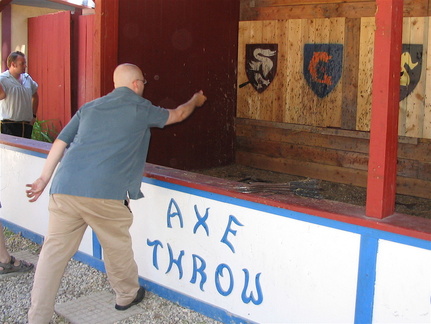 Axe-throwing Ian