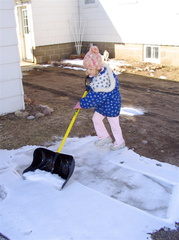 Shoveling