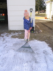 Snow raking