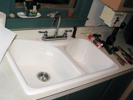 Working sink!